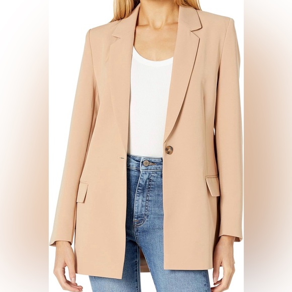 NWT • The Drop • Women's Blake Long Blazer • Praline • 4X • - Picture 5 of 8